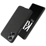 For Oppo K10 Pro 5G Anti-dust Mobile Phone Case Shell Solid Color Hard PC+Cloth Phone Cover