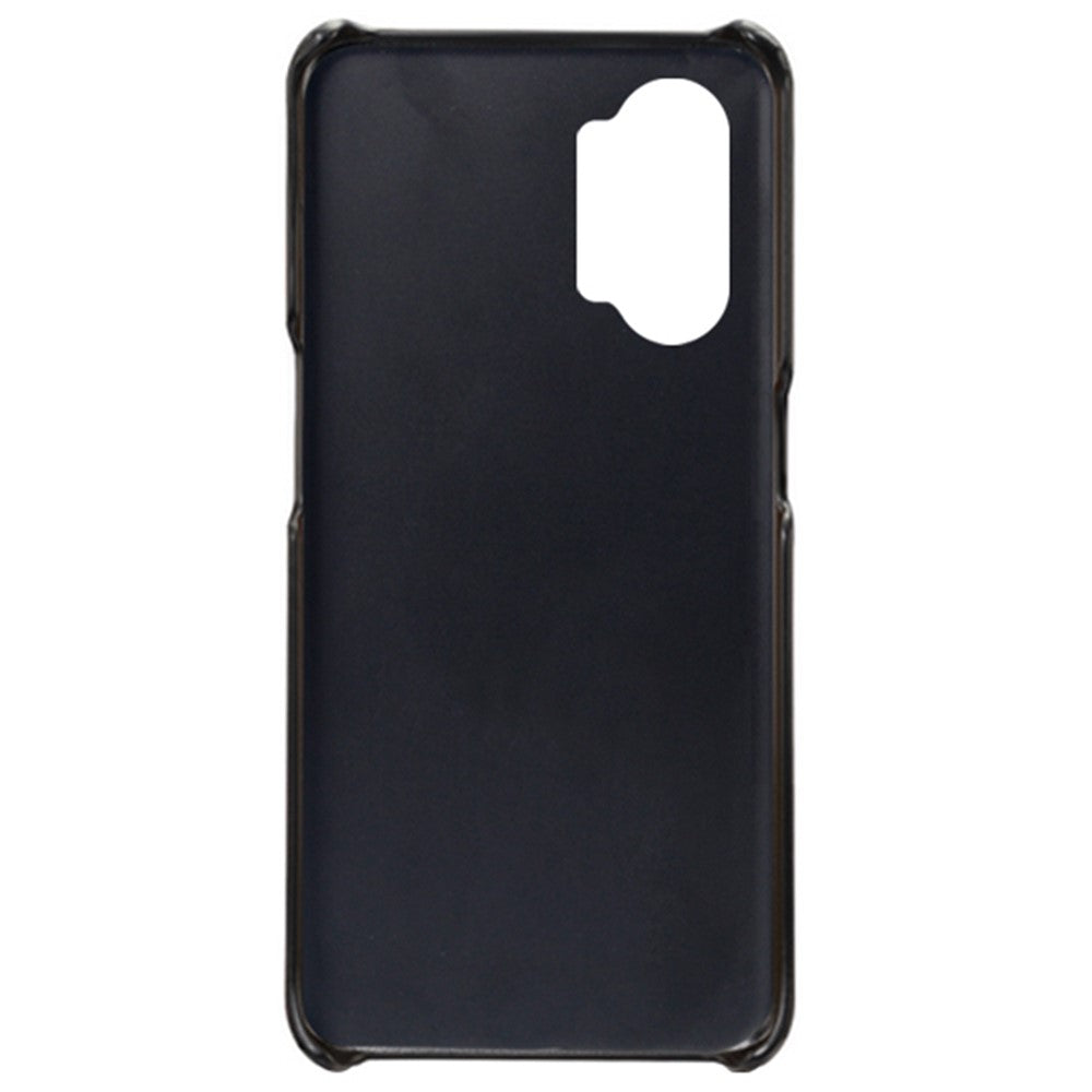 For Oppo K10 Pro 5G Slim Thin Phone Cover Scratch-resistant Textured PU Leather Coated PC Phone Case