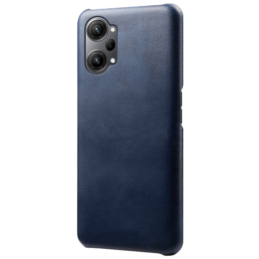 For Oppo K10 Pro 5G Slim Thin Phone Cover Scratch-resistant Textured PU Leather Coated PC Phone Case