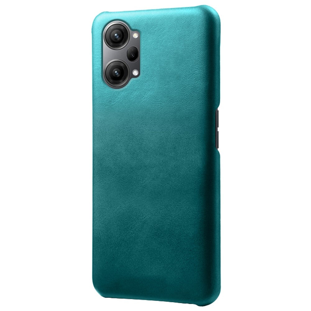 For Oppo K10 Pro 5G Slim Thin Phone Cover Scratch-resistant Textured PU Leather Coated PC Phone Case