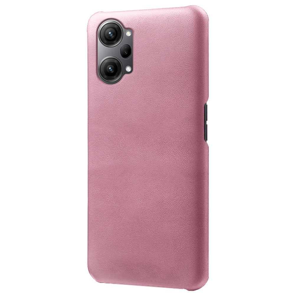 For Oppo K10 Pro 5G Slim Thin Phone Cover Scratch-resistant Textured PU Leather Coated PC Phone Case