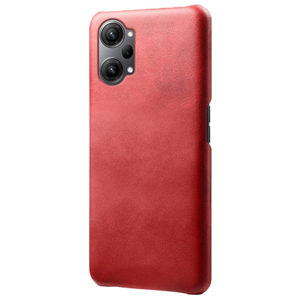 For Oppo K10 Pro 5G Slim Thin Phone Cover Scratch-resistant Textured PU Leather Coated PC Phone Case