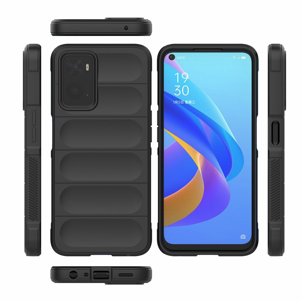 Soft TPU Case for Realme 9i/Oppo A36/A76 4G Anti-fall Phone Wear-resistant Rugged Back Cover Phone Protector