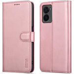 AZNS För Oppo A57 (2022) 5G / A77 5G / OnePlus Nord N300 5G PU-läderfodral Stativ Stötsäkert TPU Innerskal Plånbok Flip mobilskal