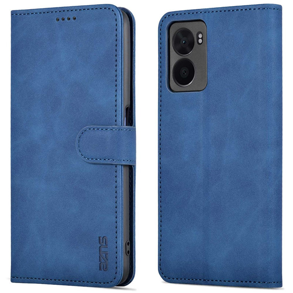 AZNS För Oppo A57 (2022) 5G / A77 5G / OnePlus Nord N300 5G PU-läderfodral Stativ Stötsäkert TPU Innerskal Plånbok Flip mobilskal