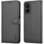 AZNS För Oppo A57 (2022) 5G / A77 5G / OnePlus Nord N300 5G PU-läderfodral Stativ Stötsäkert TPU Innerskal Plånbok Flip mobilskal
