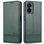 AZNS PU-læderpung-etui til Oppo A57 (2022) 5G / A77 5G / OnePlus Nord N300 5G med foldbart mønster, skjult magnetisk støttefod og folio-mobilcover