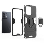 Ring Kickstand Drop-proof Phone Case for Oppo Reno8 5G (Global Version) / Oppo Reno8 5G, Soft TPU + Hard PC Hybrid Cover