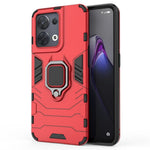 Ring Kickstand Drop-proof Phone Case for Oppo Reno8 5G (Global Version) / Oppo Reno8 5G, Soft TPU + Hard PC Hybrid Cover