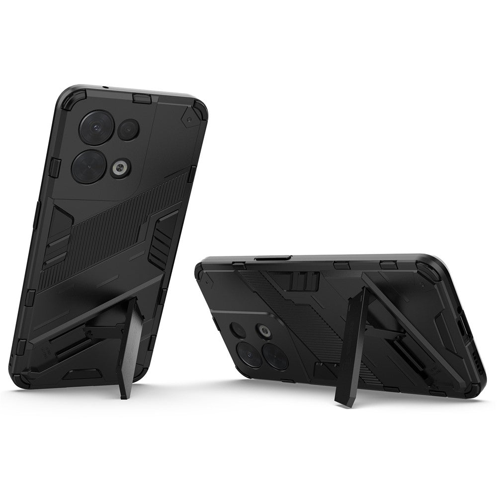 Oppo Reno8 5G (Global Version) / Oppo Reno8 5G Fallskydd Hårt PC Stötsäkert TPU Reptåligt mobilskal med Stöd