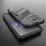 Oppo Reno8 5G (Global Version) / Oppo Reno8 5G Fallskydd Hårt PC Stötsäkert TPU Reptåligt mobilskal med Stöd