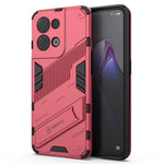 Oppo Reno8 5G (Global Version) / Oppo Reno8 5G Fallskydd Hårt PC Stötsäkert TPU Reptåligt mobilskal med Stöd