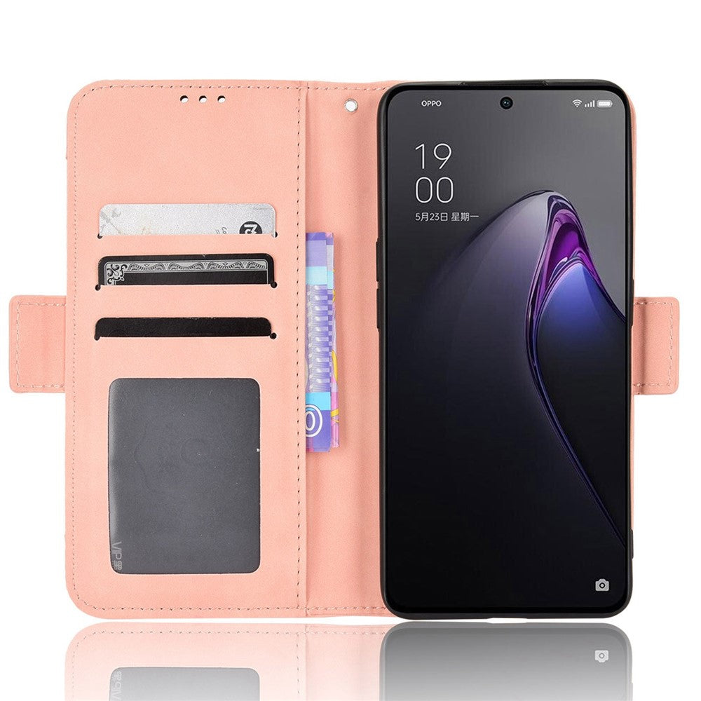 For Oppo Reno8 5G / Reno8 5G (Global Version) PU Leather Full Protection Case Wallet Stand Phone Cover with Multiple Card Slots