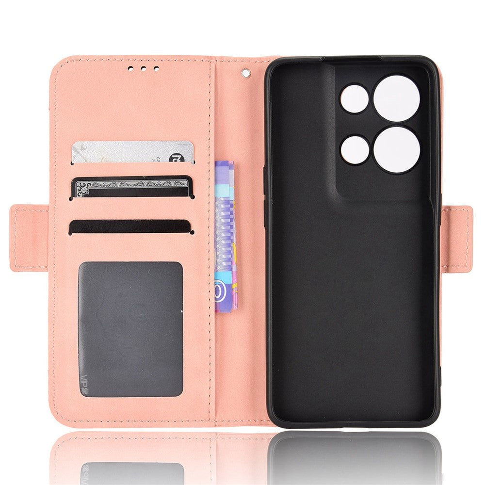 For Oppo Reno8 5G / Reno8 5G (Global Version) PU Leather Full Protection Case Wallet Stand Phone Cover with Multiple Card Slots