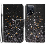 Cross Texture Pattern Printing Leather Case for Oppo Find X5, Stand Wallet Protective Phone Cover with Strap