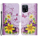 Cross Texture Pattern Printing Leather Case for Oppo Find X5, Stand Wallet Protective Phone Cover with Strap