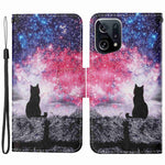 Cross Texture Pattern Printing Leather Case for Oppo Find X5, Stand Wallet Protective Phone Cover with Strap