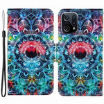 Cross Texture Pattern Printing Leather Case for Oppo Find X5, Stand Wallet Protective Phone Cover with Strap