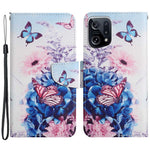 Cross Texture Pattern Printing Leather Case for Oppo Find X5, Stand Wallet Protective Phone Cover with Strap