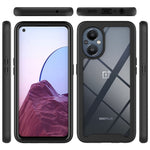 OnePlus Nord N20 5G/Oppo Reno7 Z 5G/Reno7 Lite 5G/Reno8 Lite 5G Hårt PC + Mjukt TPU Hybridskal 3-i-1 Stötsäkert mobilskal med PET-skärmskydd