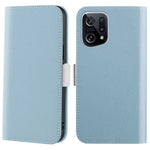 Candy Color Wallet Stand Case for Oppo Find X5, Litchi Texture PU Leather Drop-proof Phone Cover