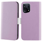Candy Color Wallet Stand Case for Oppo Find X5, Litchi Texture PU Leather Drop-proof Phone Cover
