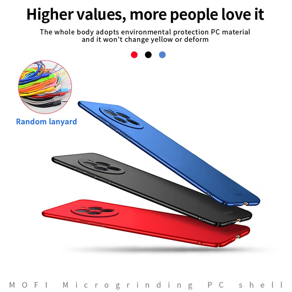 MOFI JK PC Series-1 for Huawei Mate 50 4G Ultra Slim Matte Phone Case Drop-proof Hard PC Back Case with Strap