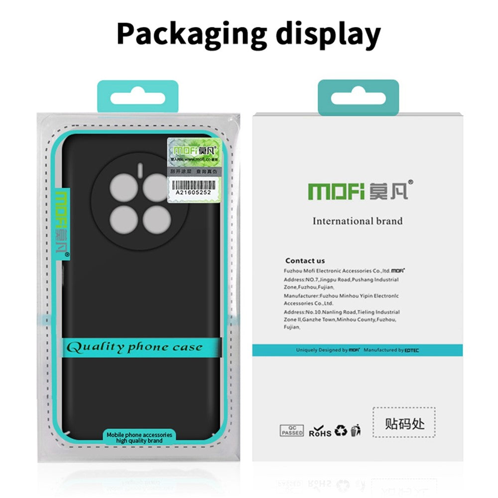 MOFI JK PC Series-1 for Huawei Mate 50 4G Ultra Slim Matte Phone Case Drop-proof Hard PC Back Case with Strap