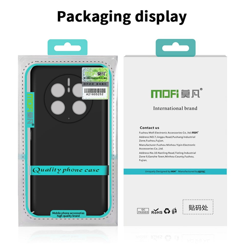 MOFI JK PC Series-1 for Huawei Mate 50 Pro 4G Matte Hard PC Back Case Anti-shock Protector Phone Shell with Strap
