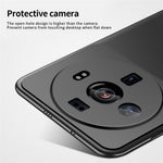 MOFI JK PC Series-1 for Xiaomi 12S Ultra 5G Matte Phone Case Bump Proof Hard PC Back Case with Strap
