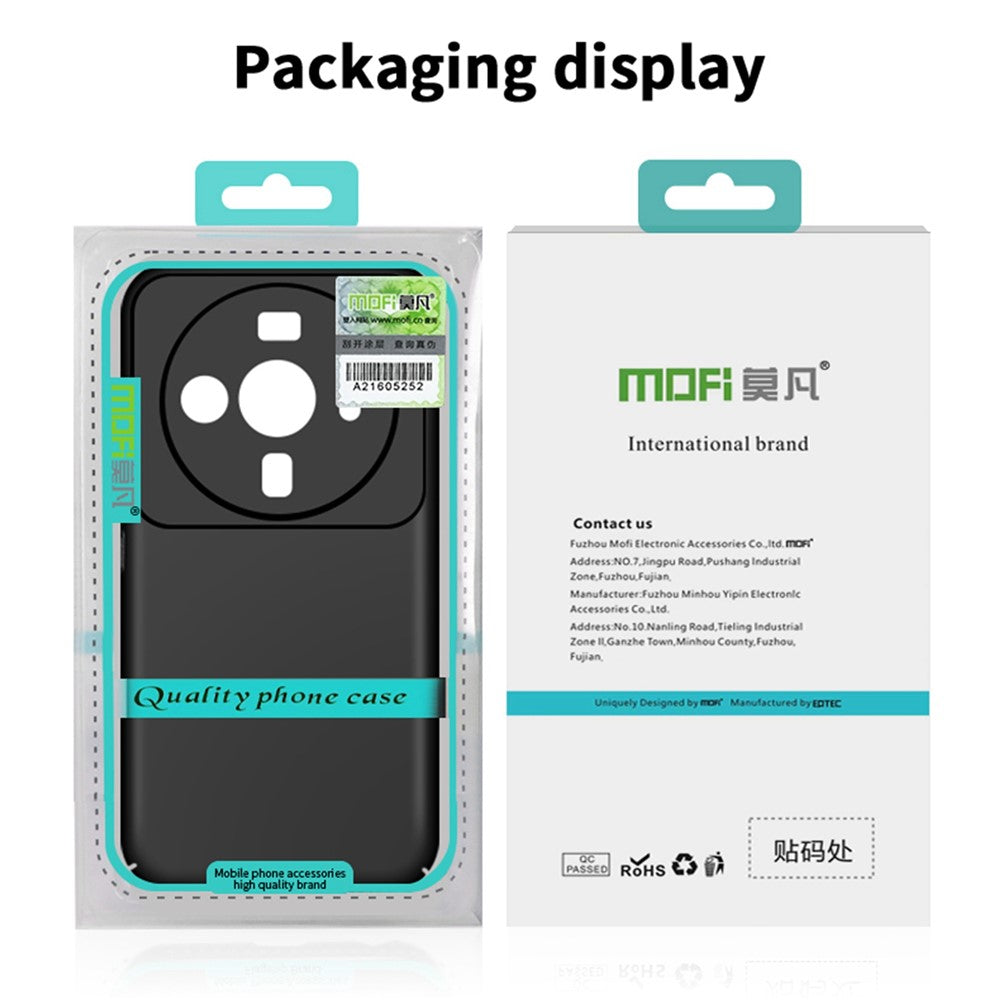 MOFI JK PC Series-1 for Xiaomi 12S Ultra 5G Matte Phone Case Bump Proof Hard PC Back Case with Strap