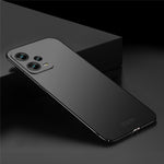MOFI JK PC Series-1 för Xiaomi Redmi Note 12 Pro+ 5G fingeravtrycksfritt matt mobilskal hårt PC-skydd med rem