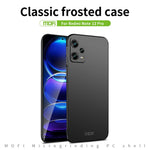 MOFI JK PC Series-1 for Xiaomi Redmi Note 12 Pro 5G Anti-scratch Matte Phone Case Hard PC Protective Cover with Strap