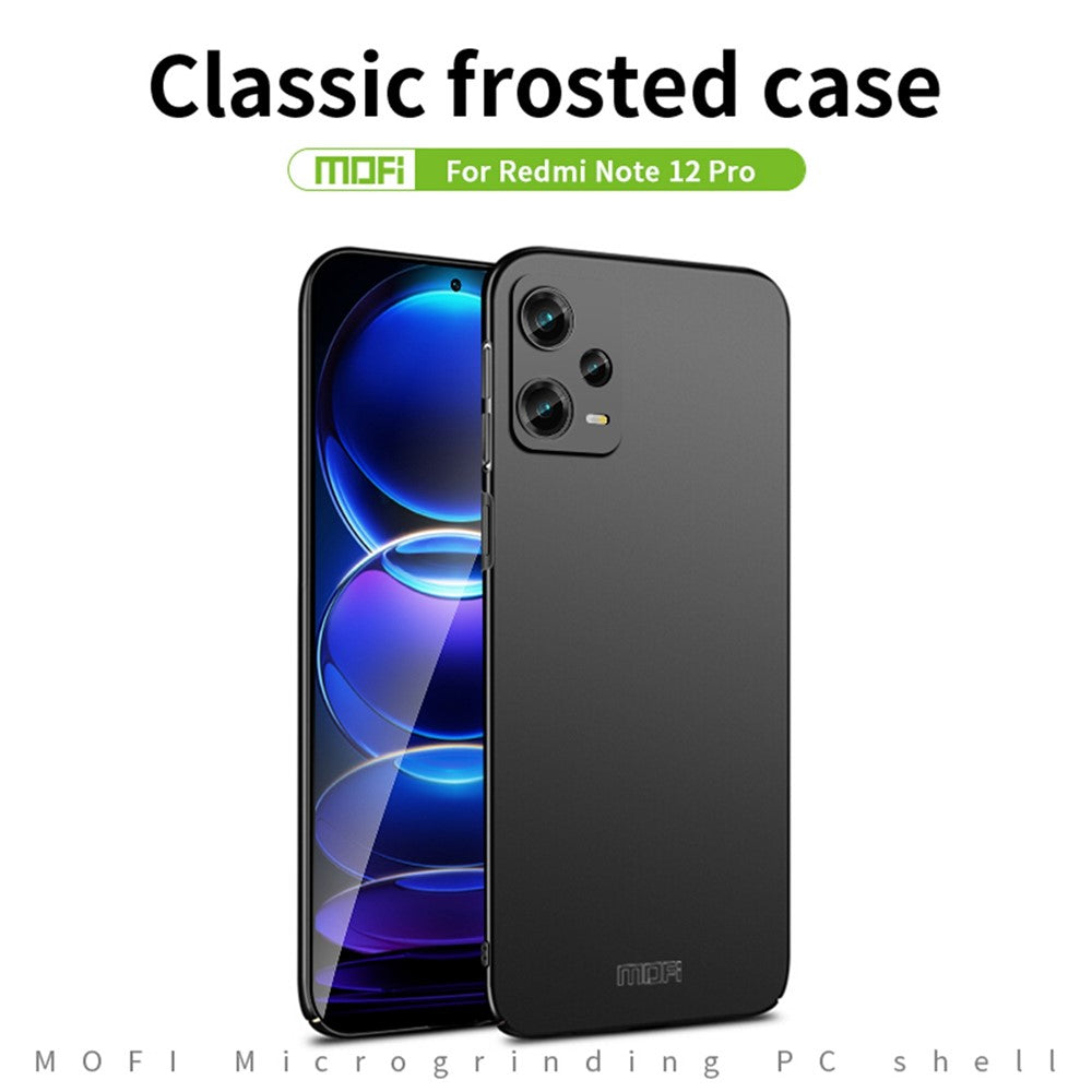 MOFI JK PC Series-1 for Xiaomi Redmi Note 12 Pro 5G Anti-scratch Matte Phone Case Hard PC Protective Cover with Strap