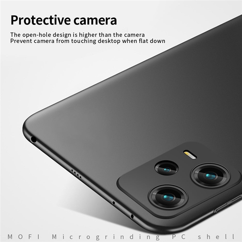 MOFI JK PC Series-1 for Xiaomi Redmi Note 12 Pro 5G Anti-scratch Matte Phone Case Hard PC Protective Cover with Strap