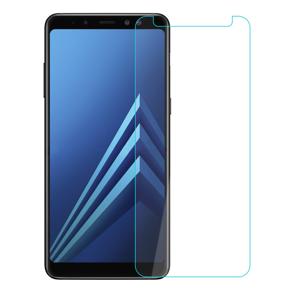 0,25 mm skærmbeskyttelsesfilm i hærdet glas til Samsung Galaxy A8 (2018) med buede kanter