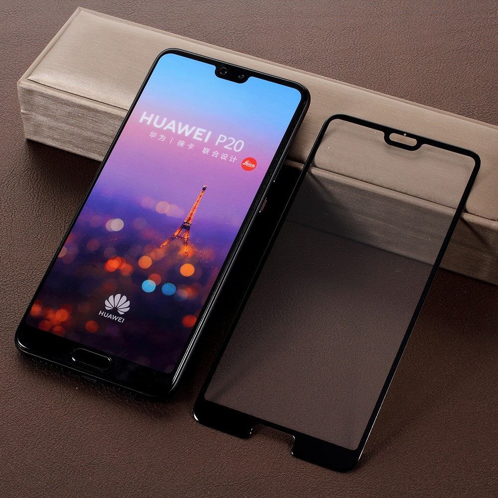 5D 9H Tempered Glass Full Size Screen Guard Film Arc Edges for Huawei P20