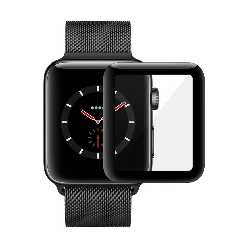 3D Curved 0.26mm 9H Tempered Glass Screen Protector for Apple Watch Series 3 / 2 / 1 42mm