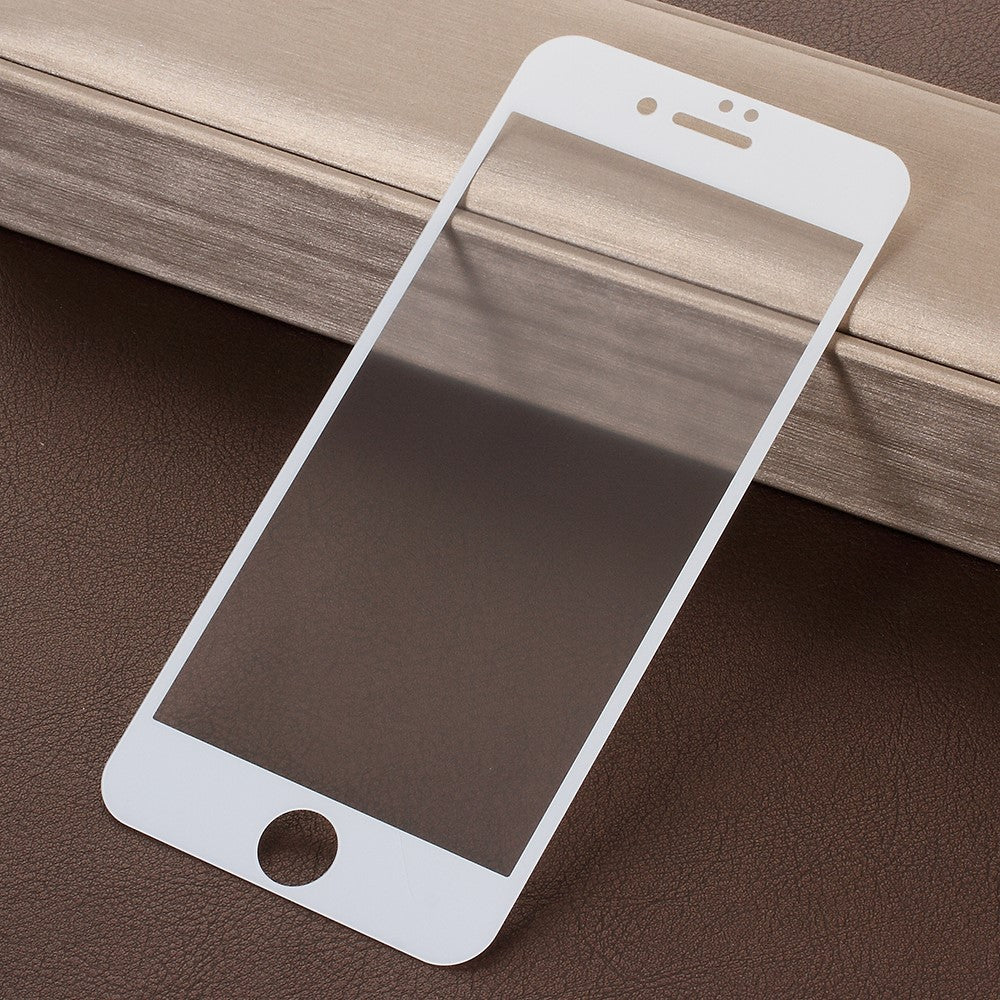 RURIHAI for iPhone 8 4.7 inch 0.26mm 2.5D AB Glue Frosted Full Coverage Tempered Glass Protector Film