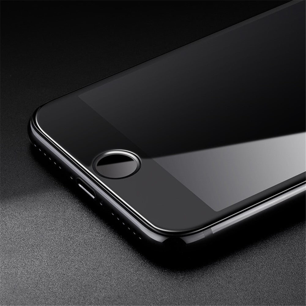 MOCOLO Silk Printing Skærmbeskytter til iPhone 7/8/SE (2022)/SE (2020) 4,7 tommer, Fuld Dækning Fuld Lim Hærdet Glas Anti-Eksplosions Beskyttelsesfilm