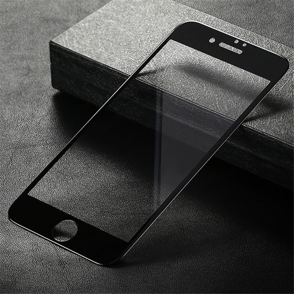MOCOLO Silk Printing Skærmbeskytter til iPhone 7/8/SE (2022)/SE (2020) 4,7 tommer, Fuld Dækning Fuld Lim Hærdet Glas Anti-Eksplosions Beskyttelsesfilm