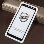 RURIHAI 0.26mm 2.5D Buet Hærdet Glas Fuldskærmsbeskytter til Samsung Galaxy A8 (2018)