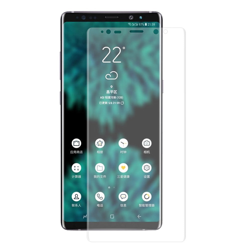 HAT PRINCE Soft PET 3D Buet Varm Bøjning Fuld Dækkende Skærmbeskytter til Samsung Galaxy Note9