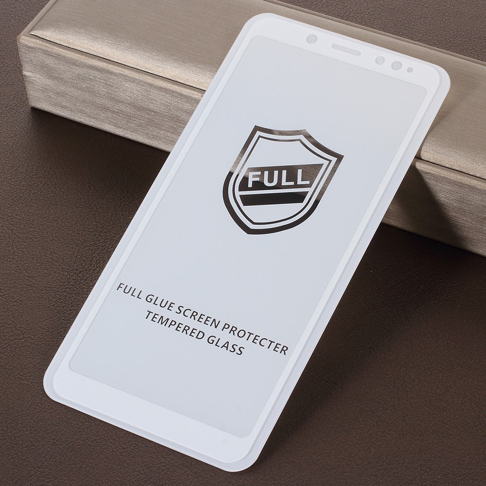 RURIHAI 2.5D Curved Tempered Glass Full Size Screen Film for Xiaomi Redmi Note 5 Pro (Dual Camera) / Redmi Note 5 (China)