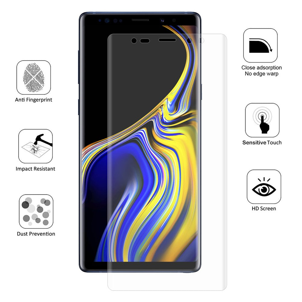 HAT PRINCE Hydrogel Film 0.1mm Anti-Explosion Full Coverage Screen Protector for Samsung Galaxy Note9 SM-N960