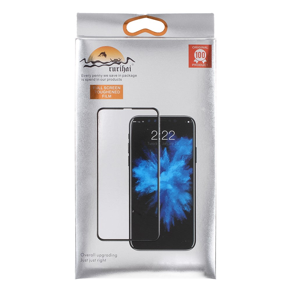 RURIHAI 0.26mm 2.5D Curved Tempered Glass Full Size Screen Protector for Xiaomi Mi Max 3