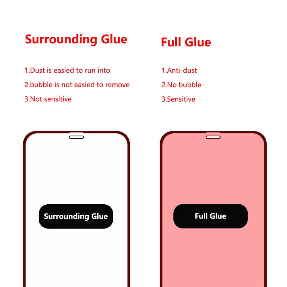 HAT PRINCE 0.26mm 9H 2.5D Arc Edge hærdet glas skærmbeskytter til iPhone (2019) 6.5" / XS Max 6.5 inch