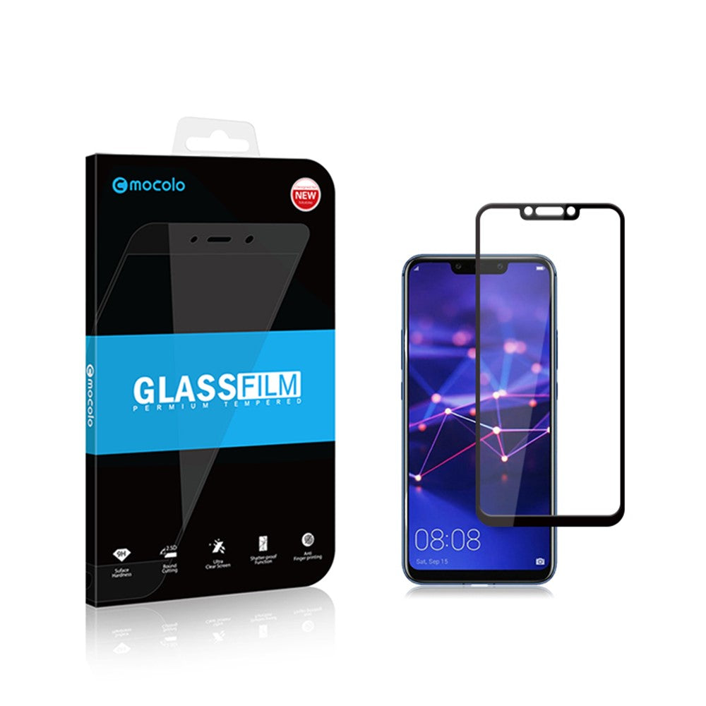 MOCOLO Arc Edge Heltäckande Härdat Glas Skärmskydd för Huawei Mate 20 Lite / Maimang 7