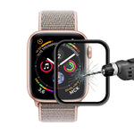 HAT PRINCE til Apple Watch-serien SE3 / SE2 / SE1 / 6 / 5 / 4 40 mm skærmbeskyttelse, 0,2 mm 9H 3D-hærdet glas med kant i aluminiumslegering