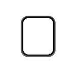 HAT PRINCE til Apple Watch-serien SE3 / SE2 / SE1 / 6 / 5 / 4 40 mm skærmbeskyttelse, 0,2 mm 9H 3D-hærdet glas med kant i aluminiumslegering
